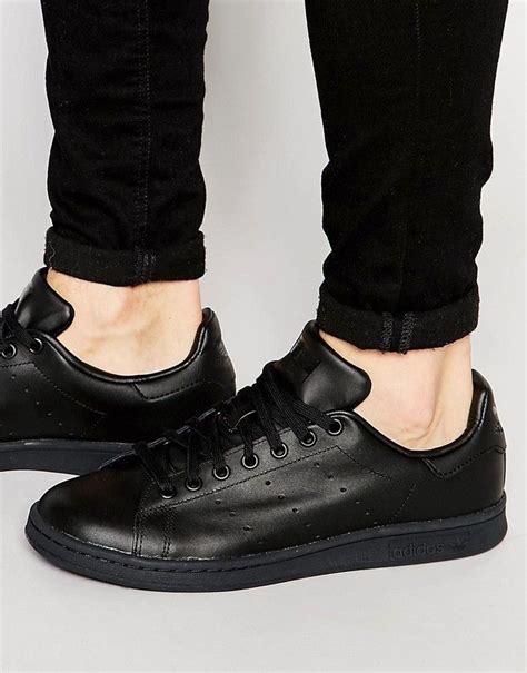 adidas sten smith schwarz|adidas Originals Stan Smith Shoes .